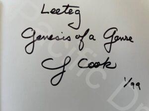 Leeteg Collectors' Edition - signed by co-author CJ Cook