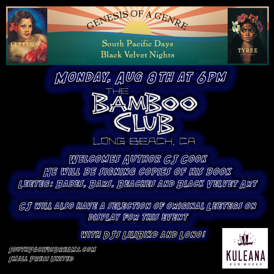 Book Signing at the Bamboo Club in Long Beach, CA, with CJ Cook