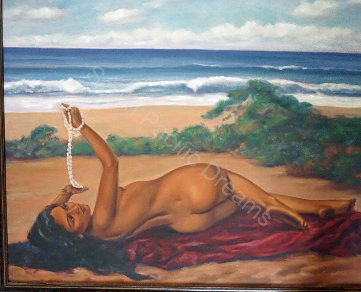 Nude on Sandy Beach, Ralph Burke Tyree