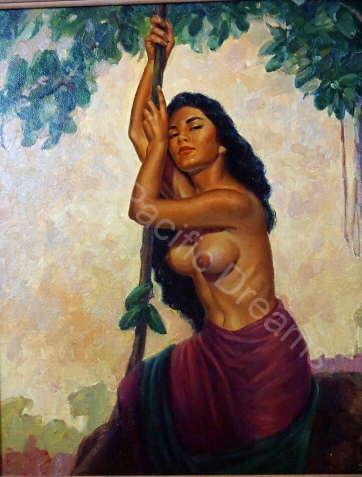 Nude with Purple Sarong, Ralph Burke Tyree